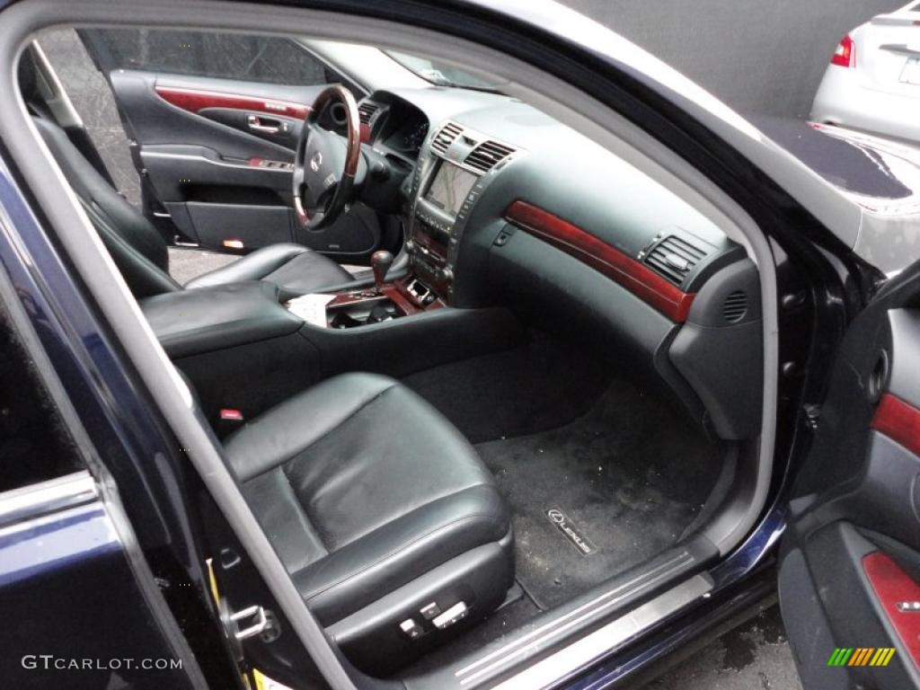 Black Interior 2008 Lexus LS 460 L Photo #46694720