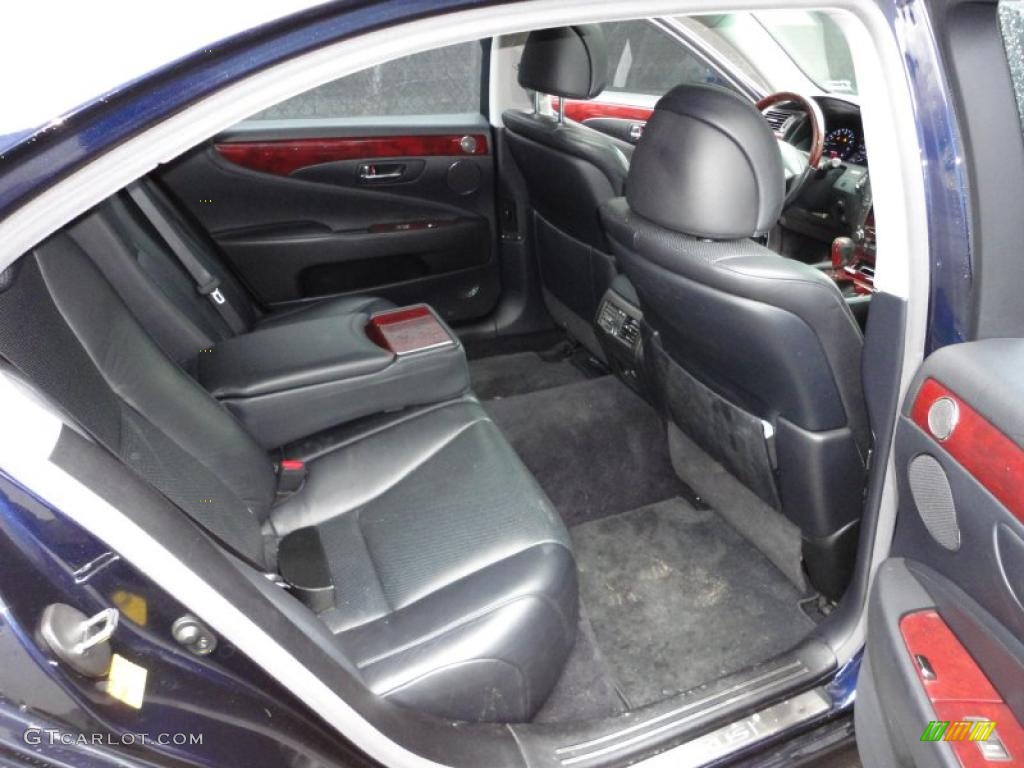 Black Interior 2008 Lexus LS 460 L Photo #46694726