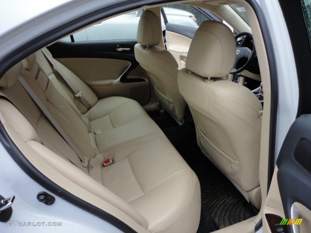 2008 IS 250 AWD - Starfire White Pearl / Cashmere Beige photo #10