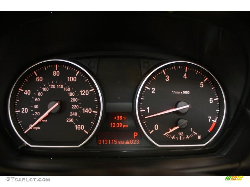 2010 BMW 1 Series 128i Convertible Gauges Photo #46695236