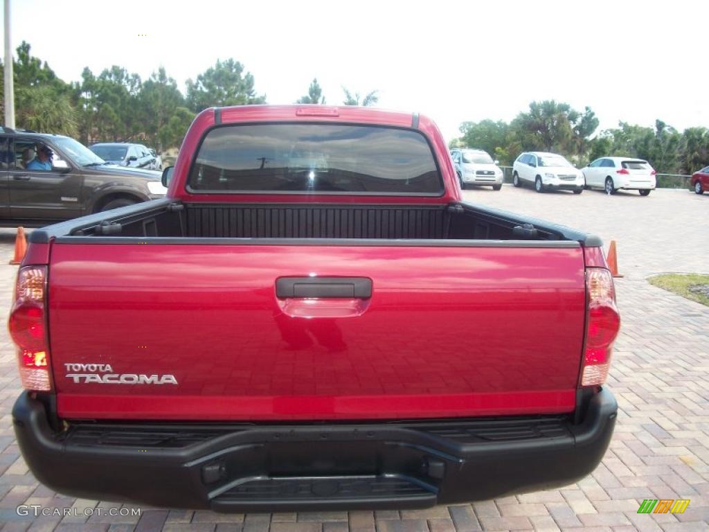 Impulse Red Pearl 2008 Toyota Tacoma Regular Cab Exterior Photo #46695626