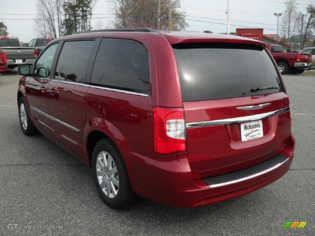 Deep Cherry Red Crystal Pearl 2011 Chrysler Town & Country Touring - L Exterior Photo #46696469