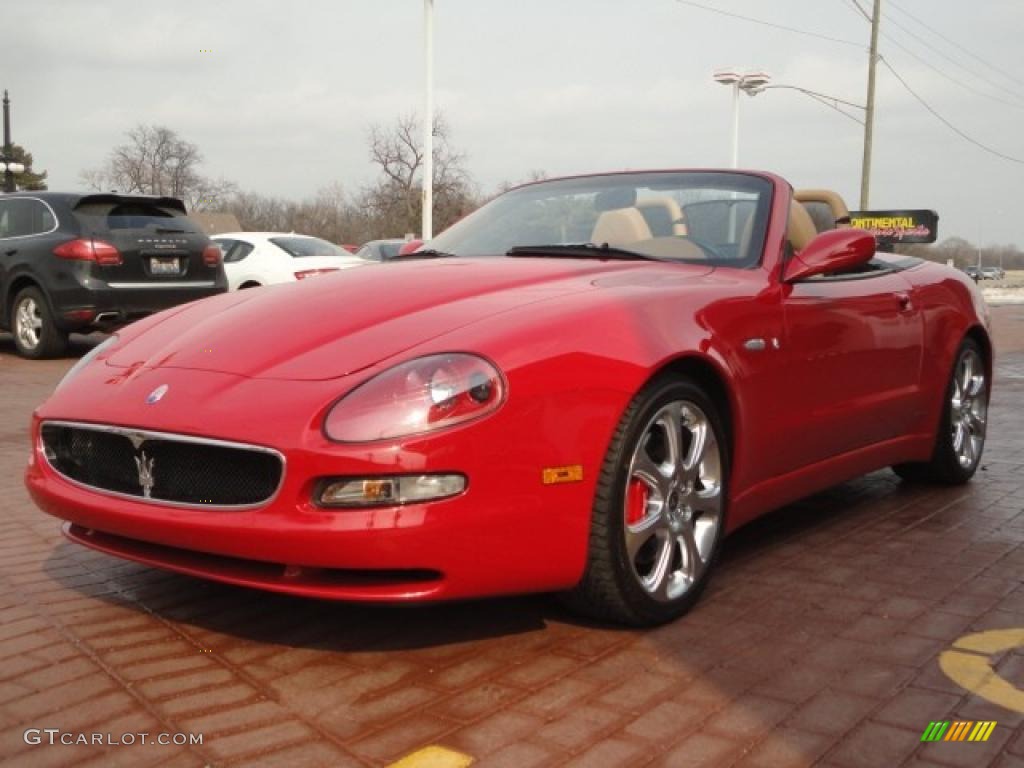 2004 Spyder Cambiocorsa - Rosso Mondial (Red) / Beige photo #12