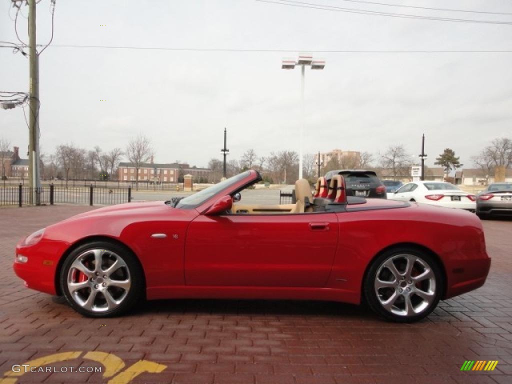 2004 Spyder Cambiocorsa - Rosso Mondial (Red) / Beige photo #13