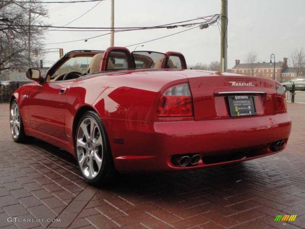 2004 Spyder Cambiocorsa - Rosso Mondial (Red) / Beige photo #14