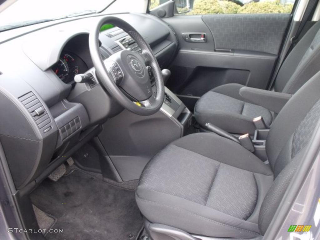 Black Interior 2010 Mazda MAZDA5 Sport Photo #46698465