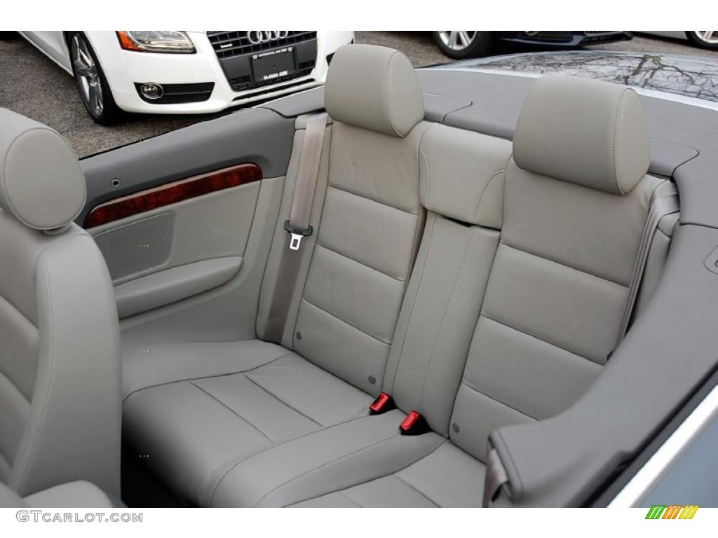 Light Gray Interior 2008 Audi A4 2.0T quattro Cabriolet Photo #46698690