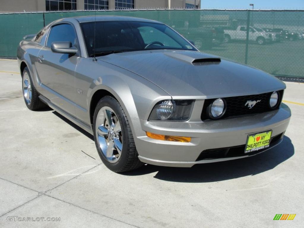 Vapor Silver Metallic 2008 Ford Mustang GT Premium Coupe Exterior Photo #46698894
