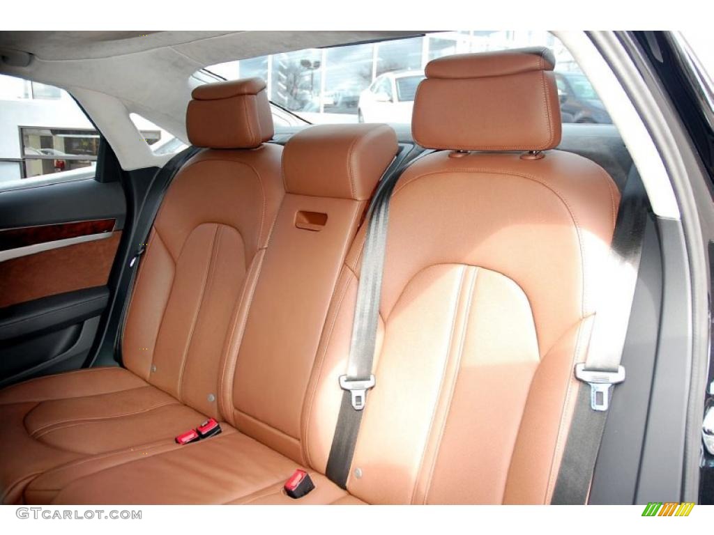 Nougat Brown Interior 2011 Audi A8 4.2 FSI quattro Photo #46699092