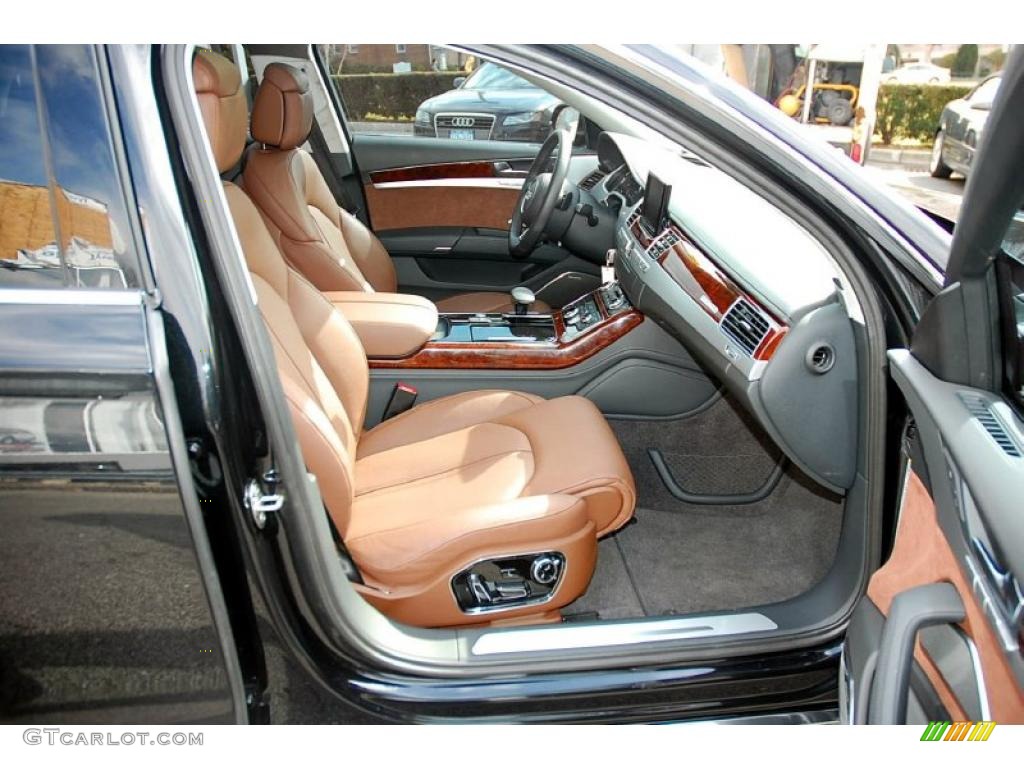 Nougat Brown Interior 2011 Audi A8 4.2 FSI quattro Photo #46699197