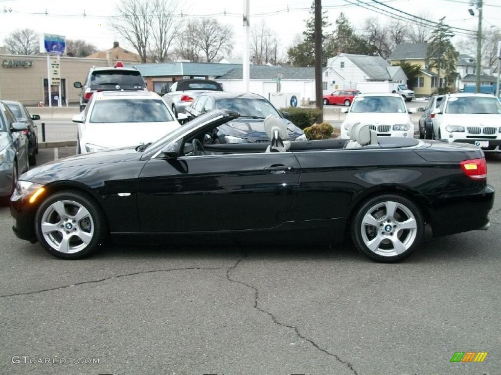 2008 3 Series 328i Convertible - Jet Black / Oyster photo #8