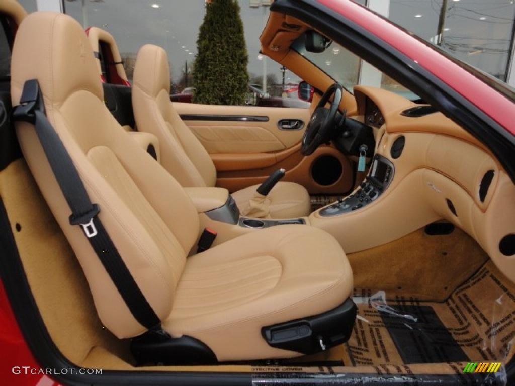 Beige Interior 2004 Maserati Spyder Cambiocorsa Photo #46699341