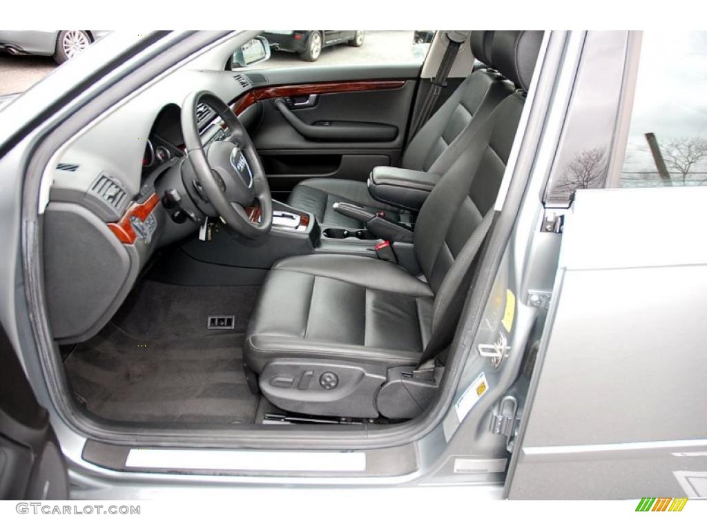 2008 A4 3.2 Quattro S-Line Sedan - Quartz Grey Metallic / Black photo #17