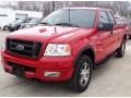 2004 Bright Red Ford F150 FX4 SuperCab 4x4  photo #1