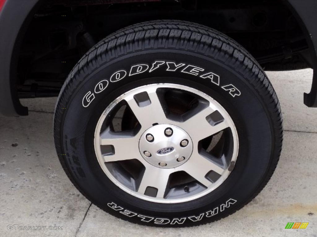 2004 F150 FX4 SuperCab 4x4 - Bright Red / Dark Flint photo #6