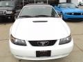 2002 Oxford White Ford Mustang V6 Convertible  photo #2