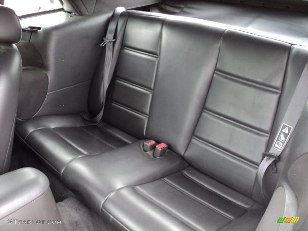 Dark Charcoal Interior 2002 Ford Mustang V6 Convertible Photo #46700142