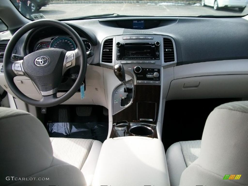 2010 Toyota Venza I4 Ivory Dashboard Photo #46700520