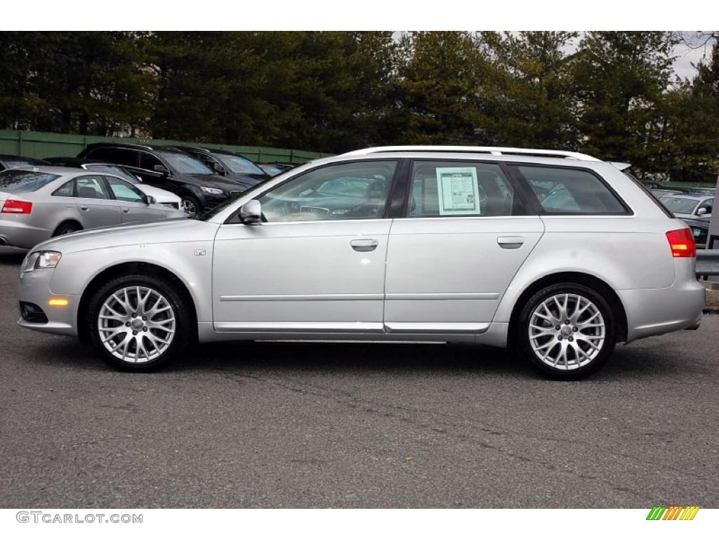 2008 A4 2.0T quattro Avant - Light Silver Metallic / Black photo #5