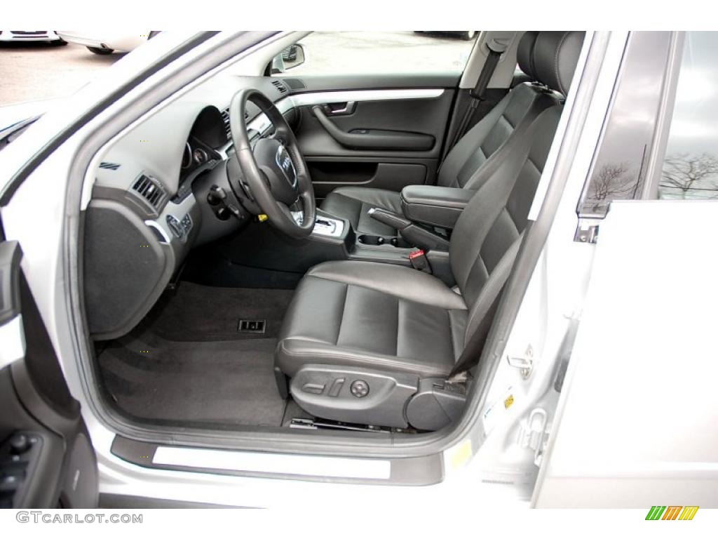 Black Interior 2008 Audi A4 2.0T quattro Avant Photo #46700856