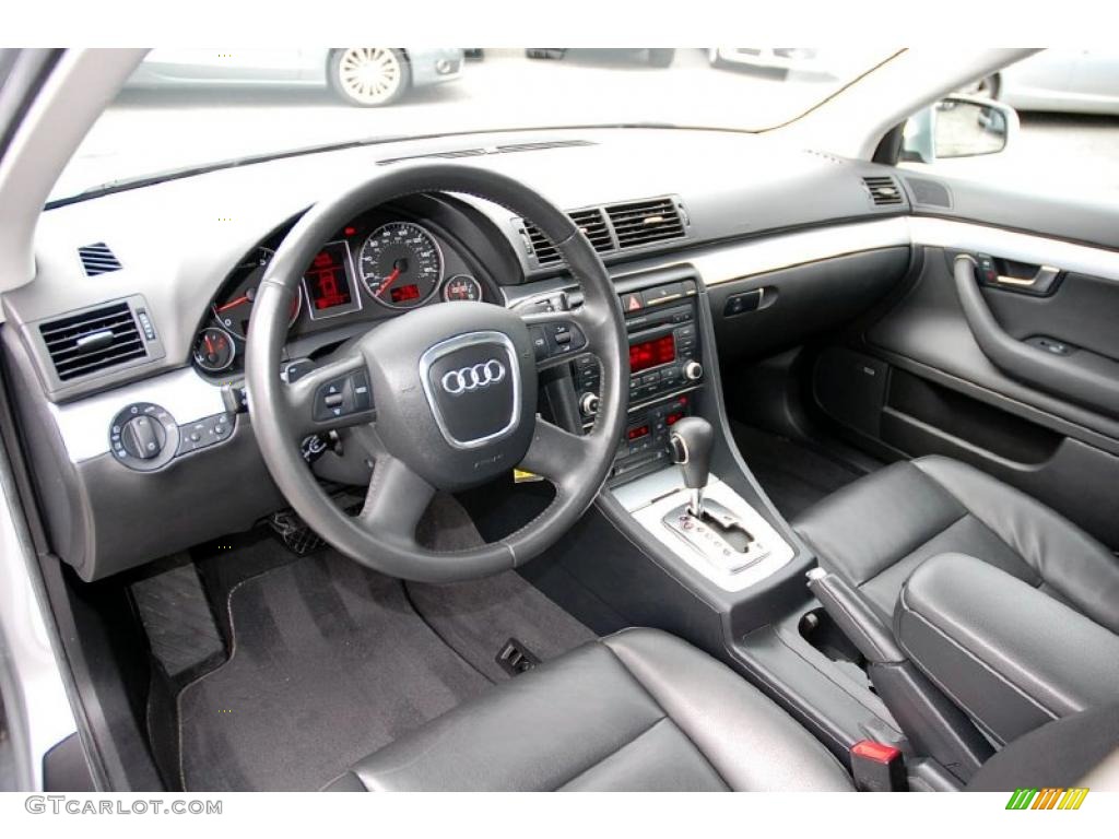 Black Interior 2008 Audi A4 2.0T quattro Avant Photo #46700865