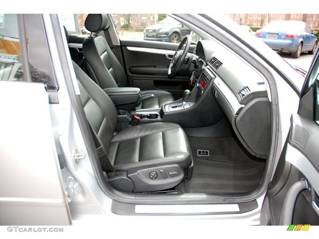 Black Interior 2008 Audi A4 2.0T quattro Avant Photo #46701054