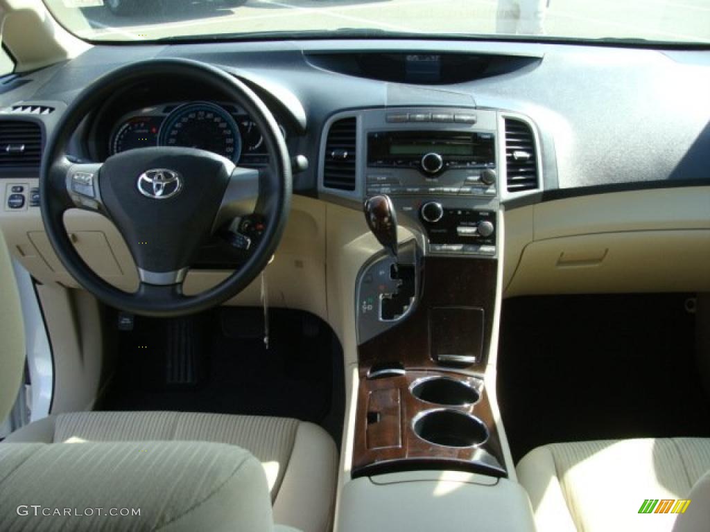 2009 Toyota Venza I4 Ivory Dashboard Photo #46701708