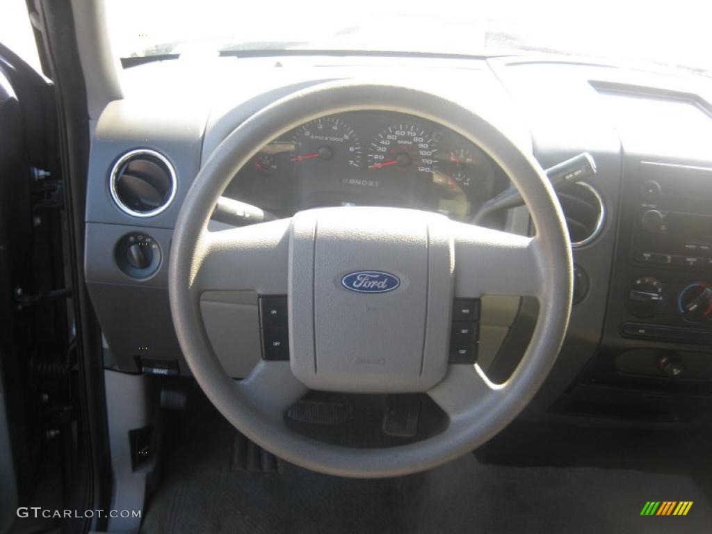 2005 F150 XLT SuperCrew 4x4 - Medium Wedgewood Blue Metallic / Medium Flint/Dark Flint Grey photo #10