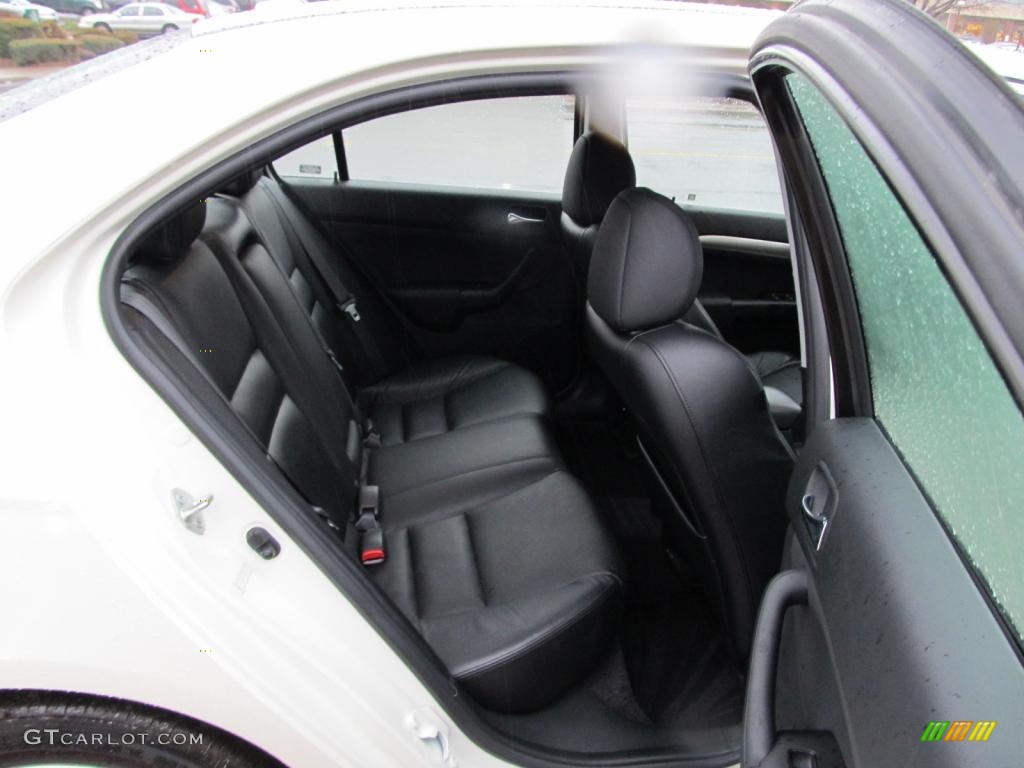 Ebony Interior 2008 Acura TSX Sedan Photo #46702797