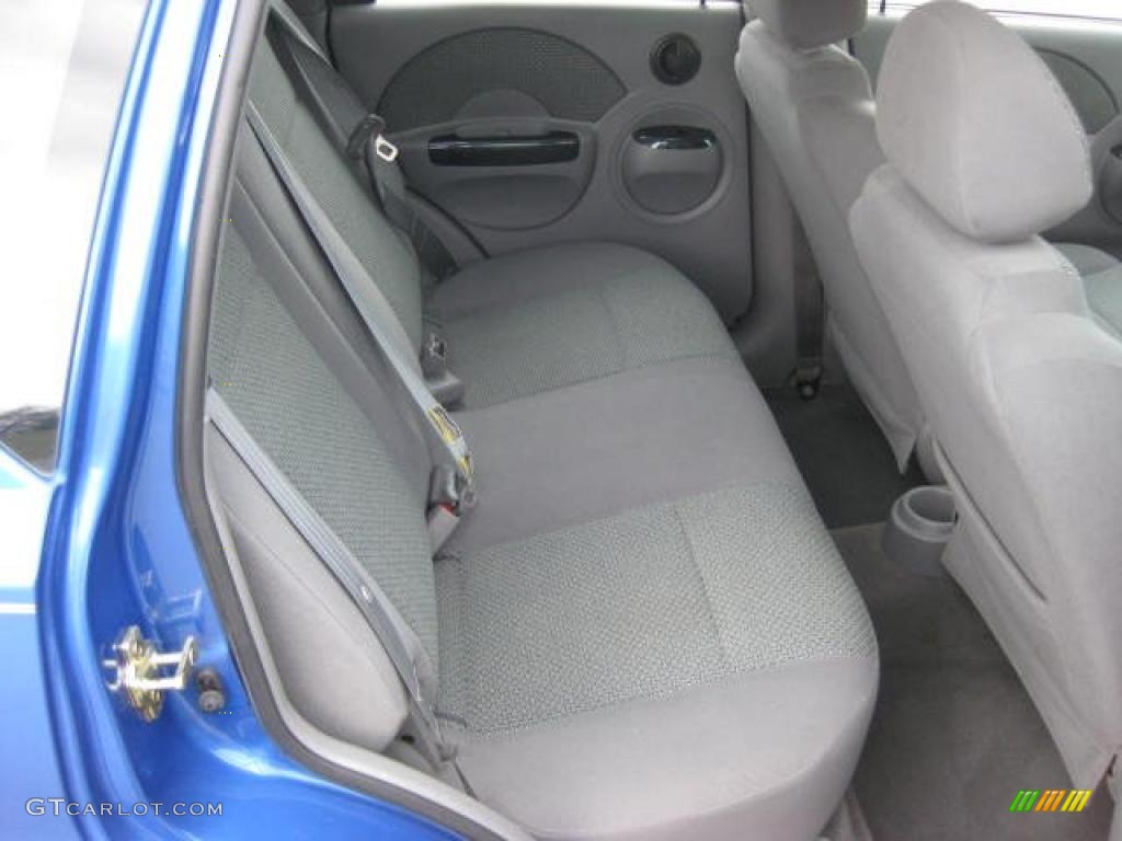 2004 Aveo LS Hatchback - Bright Blue Metallic / Gray photo #22