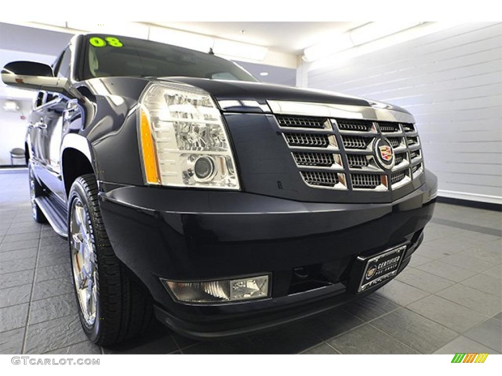 2008 Escalade AWD - Blue Chip / Cocoa/Light Cashmere photo #1