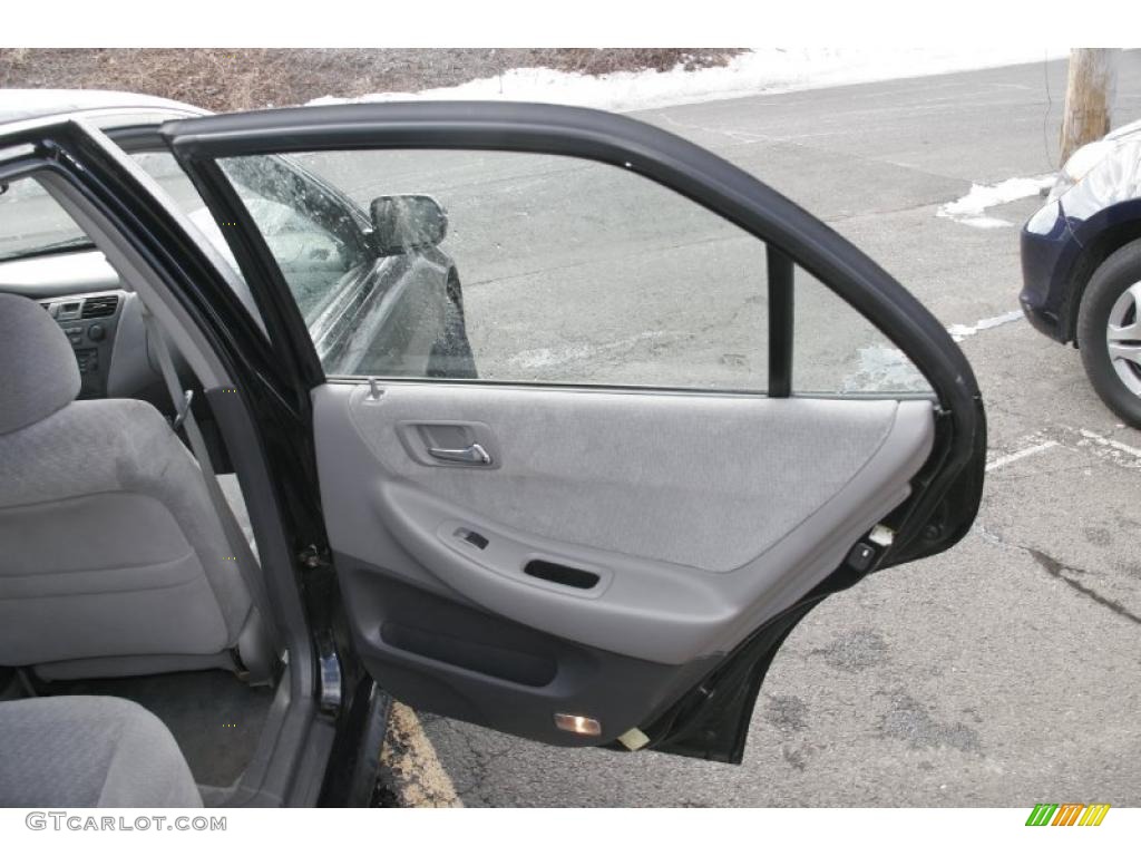 2002 Accord LX V6 Sedan - Nighthawk Black Pearl / Quartz Gray photo #17