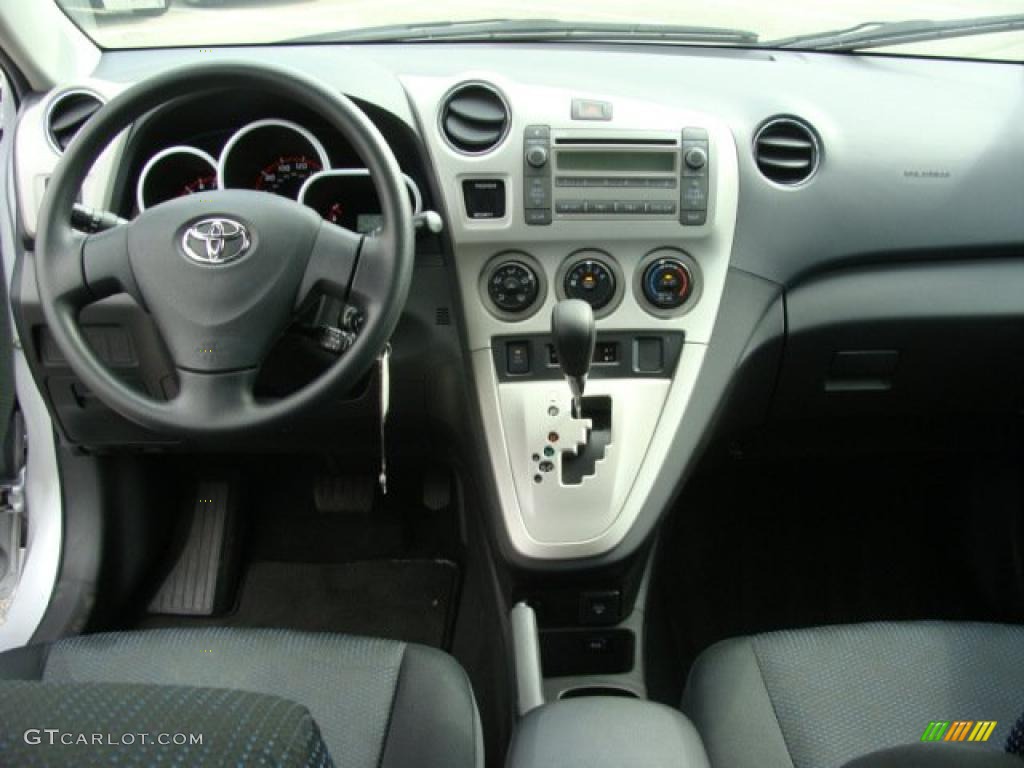 2009 Toyota Matrix S Dark Charcoal Dashboard Photo #46703766