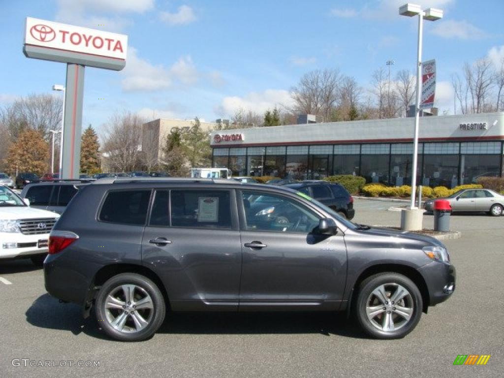 2009 Highlander Sport 4WD - Magnetic Gray Metallic / Black photo #1