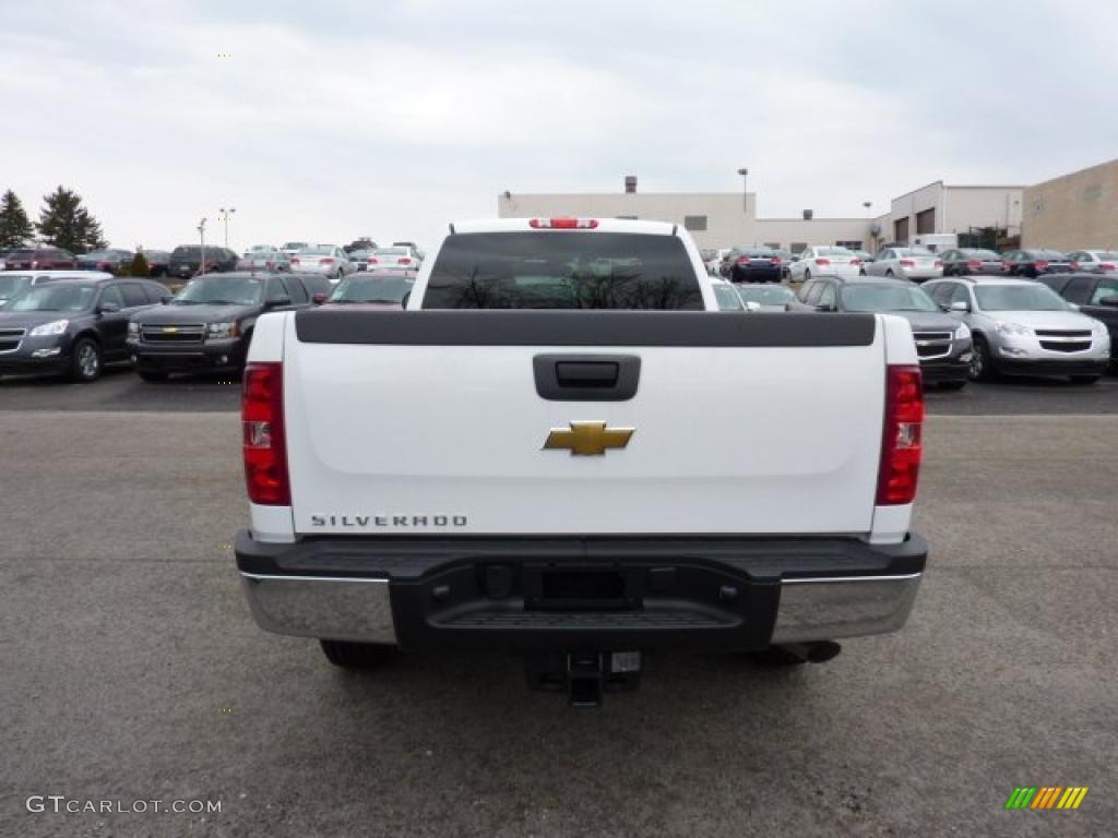 Summit White 2011 Chevrolet Silverado 2500HD Extended Cab 4x4 Exterior Photo #46703997