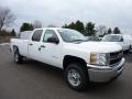 2011 Summit White Chevrolet Silverado 2500HD LS Crew Cab 4x4  photo #1