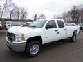 2011 Summit White Chevrolet Silverado 2500HD LS Crew Cab 4x4  photo #3