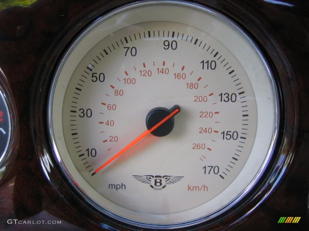 2001 Bentley Arnage Red Label Gauges Photo #46704294