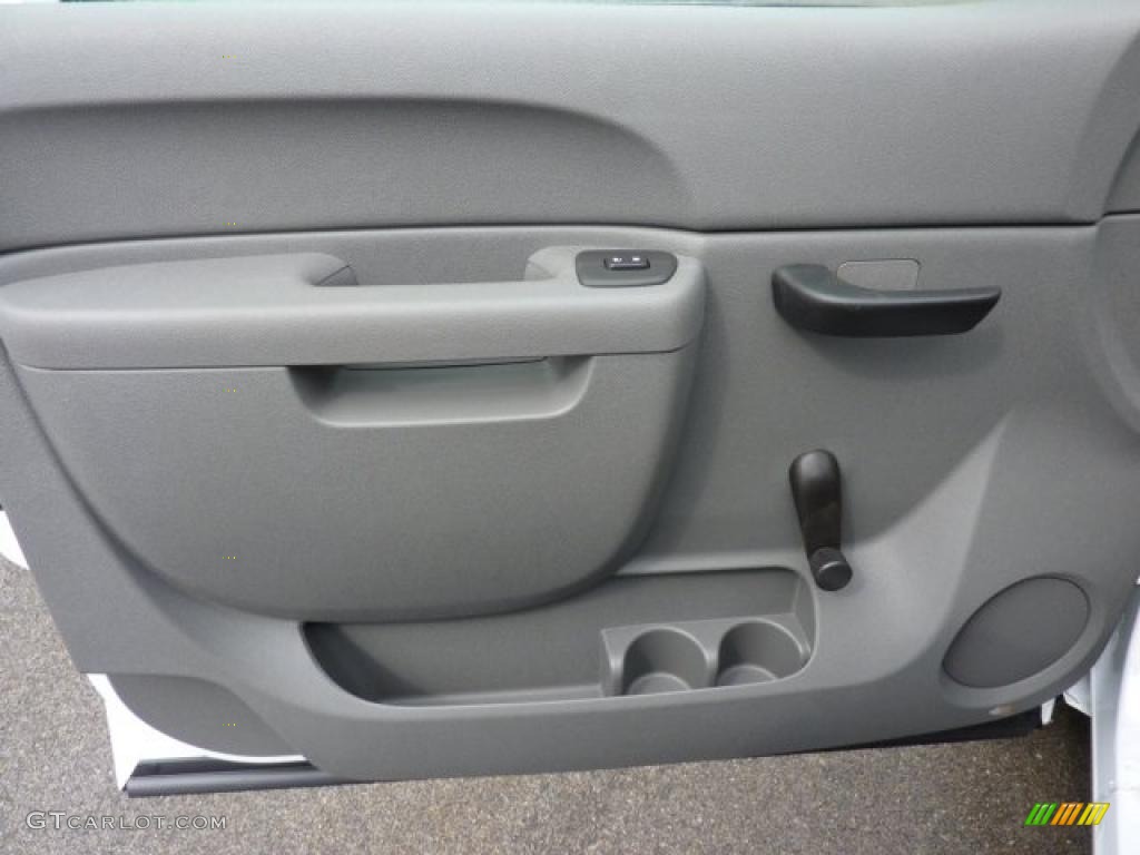 2011 Chevrolet Silverado 2500HD LS Crew Cab 4x4 Dark Titanium Door Panel Photo #46704384