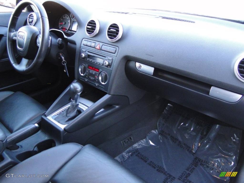 Black Interior 2006 Audi A3 2.0T Photo #46704450