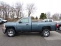 2011 Steel Green Metallic Chevrolet Silverado 2500HD Regular Cab 4x4  photo #4