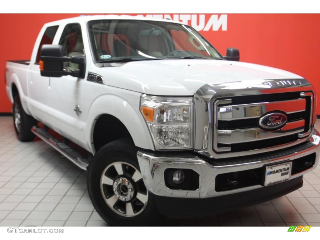 Oxford White Ford F250 Super Duty