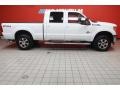 2011 Oxford White Ford F250 Super Duty Lariat Crew Cab 4x4  photo #4