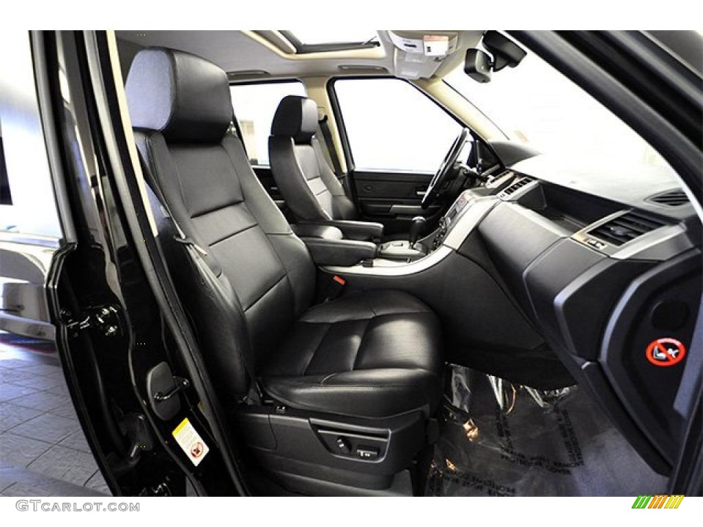 Ebony Black Interior 2007 Land Rover Range Rover Sport HSE Photo #46705743