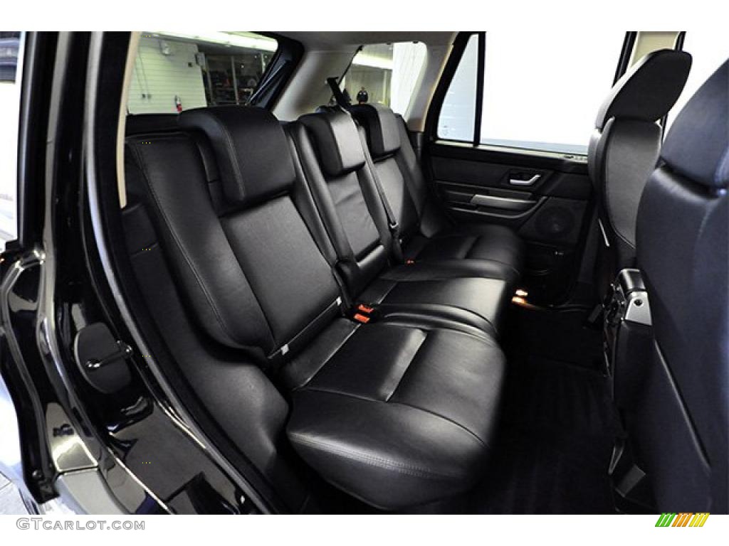 Ebony Black Interior 2007 Land Rover Range Rover Sport HSE Photo #46705776