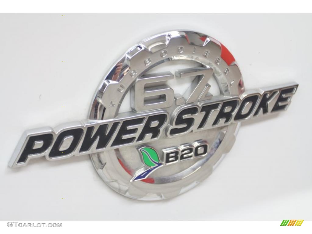 2011 F250 Super Duty Lariat Crew Cab 4x4 - Oxford White / Adobe Two Tone Leather photo #16