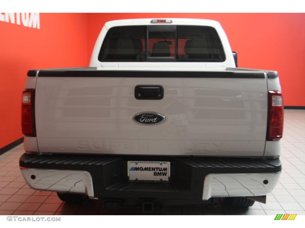 2011 F250 Super Duty Lariat Crew Cab 4x4 - Oxford White / Adobe Two Tone Leather photo #19