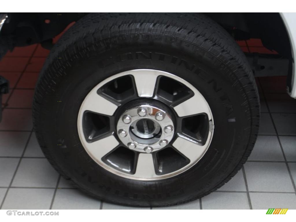 2011 F250 Super Duty Lariat Crew Cab 4x4 - Oxford White / Adobe Two Tone Leather photo #25