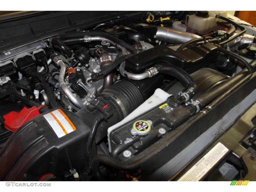 2011 F250 Super Duty Lariat Crew Cab 4x4 - Oxford White / Adobe Two Tone Leather photo #57