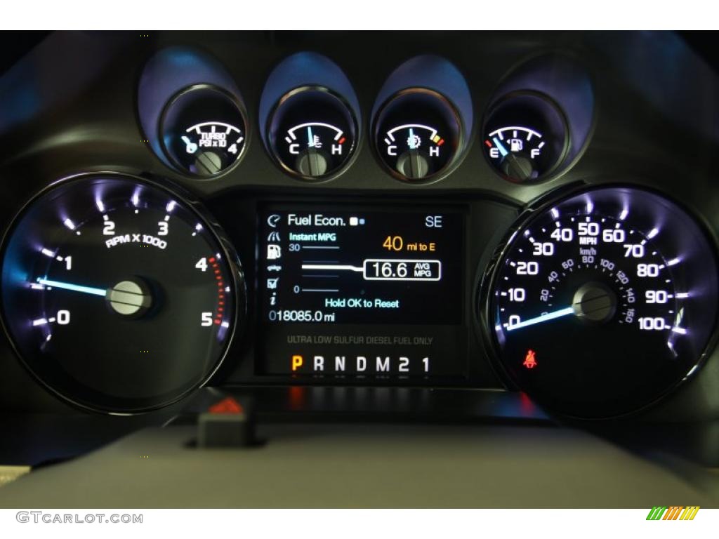 2011 F250 Super Duty Lariat Crew Cab 4x4 - Oxford White / Adobe Two Tone Leather photo #61